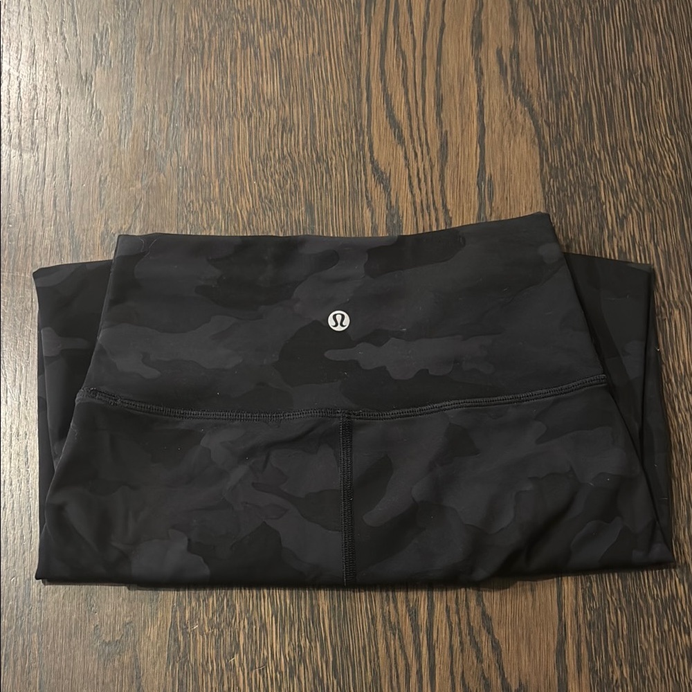 Lululemon Black Camo Leggings